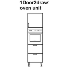 ELO 600 Double + Drawers (2410mm Height Unit)